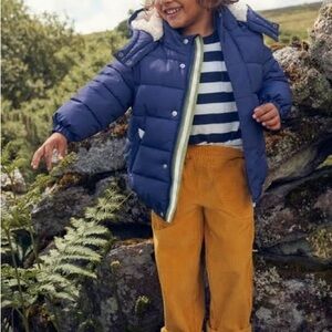 Mini Boden Blue Puffer Jacket for Kids
